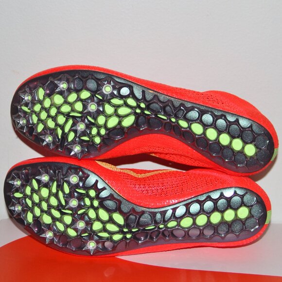 Nike Zoom Superfly Elite 2 Track Men 6 Womens 7.5 Bright Crimson Lime - Picture 6 of 9